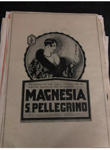 Pubblicità reclame stampa