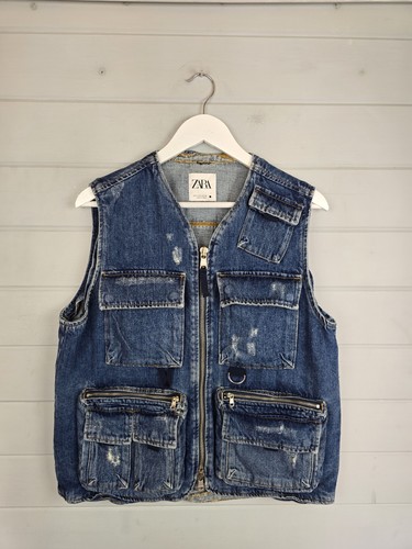 Gilet cargo multitasche zara - gilet,