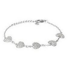 Bracciale donna cuori con cristalli Stroili Lady Phantasia acciaio 1691470