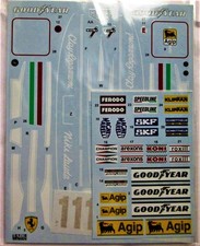 DECAL: S27 12077 1/12 Ferrari