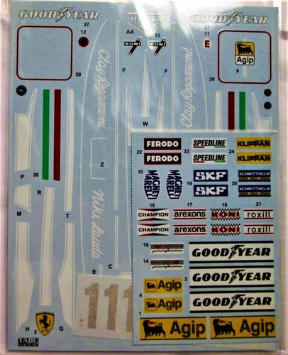 Decal s27 12077 12 ferrari - s27,