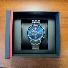 Sector Orologio uomo cronografo 660 cassa acciaio 42 mm quadrante blu rosè