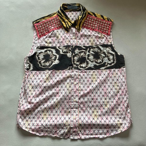 Prada ss2018 camicia smanicata - prada,