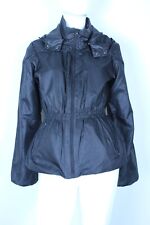 VERO MODA GIUBBOTTO GIACCA PRIMAVERILE DONNA NERO CON CAPPUCCIO TG SIZE LARGE