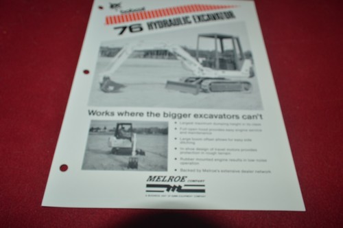 Bobcat brochure escavatore - brochure,