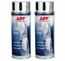 Vernice cromata spray cromo 2x