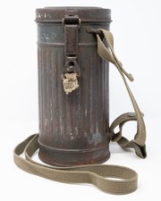WWII Gasmask Can 1937 Gas Mask
