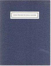 Ezra Pound-AT THE CIRCULO DE RECREO WITH EZRA POUND-1985-1ST ED-1/500-FINE COPY