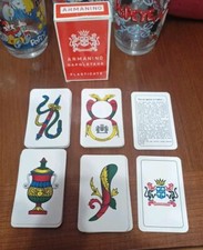 CARTE DA GIOCO ARMANINO NAPOLETANE PLASTIFICATE ORIGINAL PLAYING CARD NEW