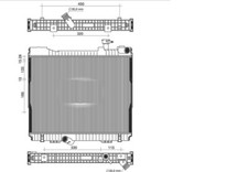 Radiatore Nissan Cabstar