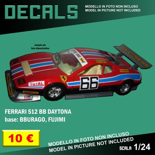 Decals repro ferrari 512 - repro, bb