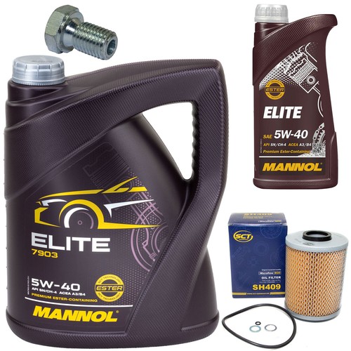 Olio motore set 5w40 litro - 5w40, 6