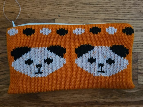 Borsa panda piccola foderata