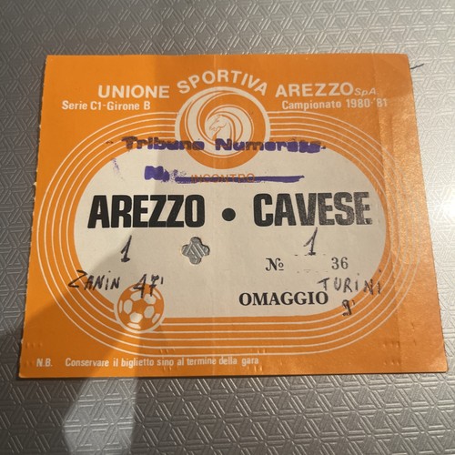 Arezzo cavese biglietto - arezzo-cavese, biglietto/ticket
