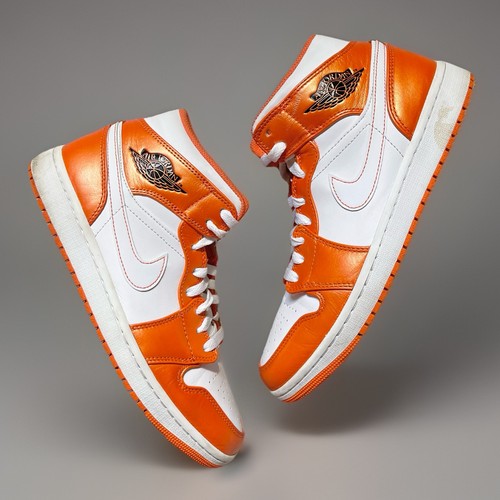 Jordan mid arancione - 1,