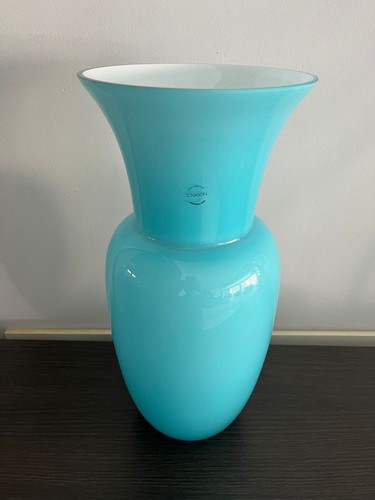Vaso murano opalino - opalino, h