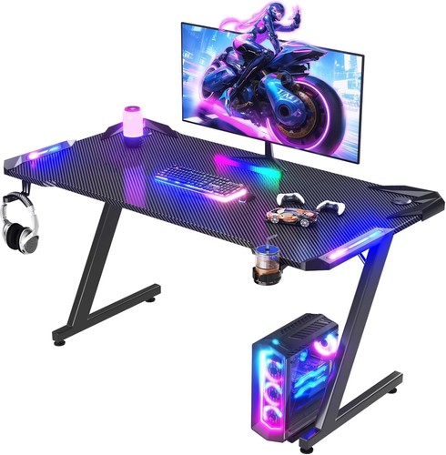 Scrivania gaming led 120x60 - 120x60, cm