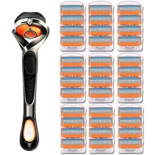 Lamette Compatibili per Gillette Fusion 5 – Set 24 Cartucce 5 Lame con rasoio