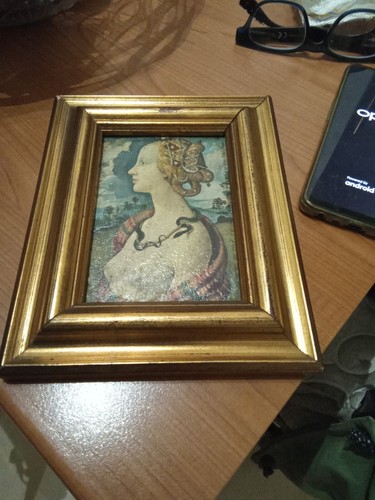 Dipinto olio legno firmato - olio,