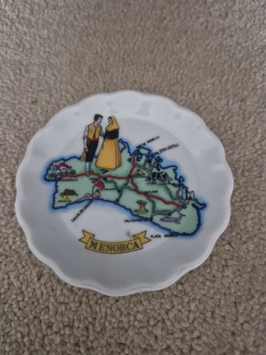 Menorca plate vintage - vintage, travel