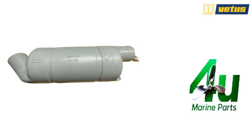 Marmitta vetus tipo 100mm - marmitta,