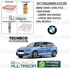 TAGLIANDO 4 FILTRI TECNECO BMW