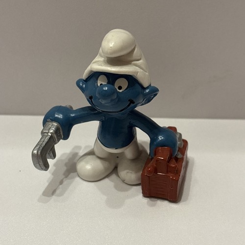 Puffi puffo idraulico vintage - puffi,