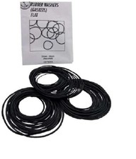 100 guarnizioni PIATTE  fondelli orologi diametro da 14 a 30 mm e da 32 a 50 mm
