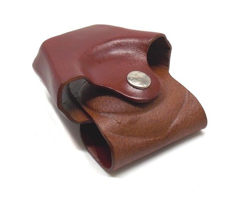 Porta manette cuoio - , aperto