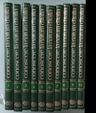 CONOSCERE LA NATURA D'ITALIA - 10 VOL. COMPLETA - ISTITUTO GEOGRAFICO DE AGOSTIN