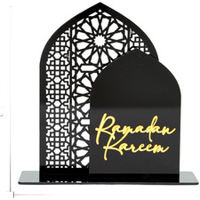 Supporto Specchio Acrilico 3D Modello Etnico per Decorazione Scrivania e Scaffale