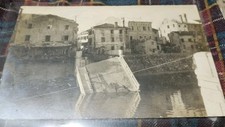 Motta Di Livenza Treviso Ww1 Prima Guerra Cartolina Fotografica Ponte Distrutto