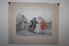 Stampa d'epoca originale 1909