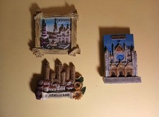 MAGNETE CALAMITA RESINA  SOUVENIR città Italia