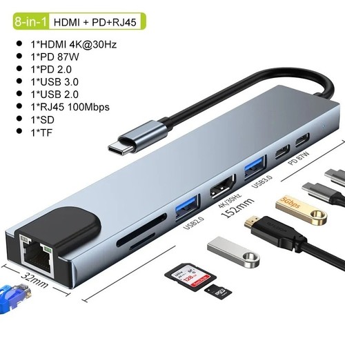 Hub usb tipo c hdmi - c,