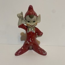 THAMES Vintage MCM Giappone 1950s Pixie Elfo Baseball Figurina UMPIRE, Adorabile!