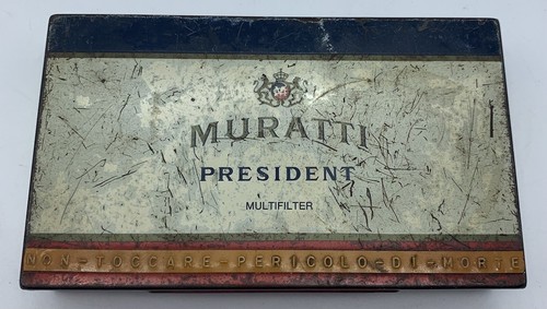 Scatola latta muratti s - scatola, muratti’s