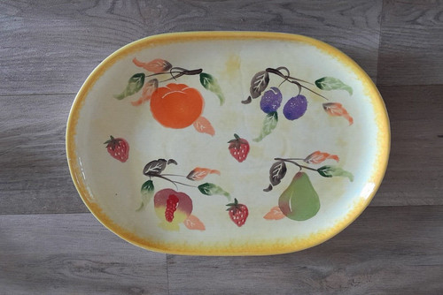 Vassoio ovale ceramica - in,