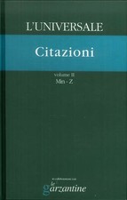 L'universale. La grande enciclopedia tematica. 21-22. Citazioni. Volume I-II. A-