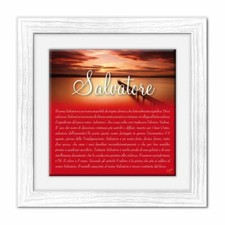 Quadro mattonella Ceramica Modern 29x29 cm con significato del nome Salvatore