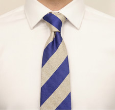 Cravatta collo Eton tessuto