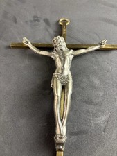 Vintage Brass Crucifix Jesus