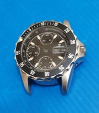 lorenz watch 17573 parts case automatic eta valjoux 7750,not pusher