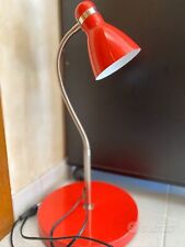 LAMPADA DA SCRIVANIA VINTAGE METALLO Rossa