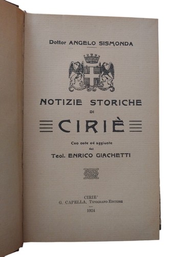 Notizie storiche ciriè - ciriè,