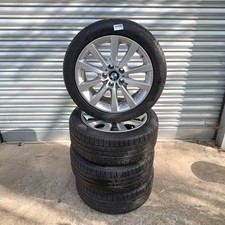 4 CERCHI CON GOMME RIMS WITH TIRES 18 POLLICI ORIGINALE PER BMW SERIE 5 F10 F11