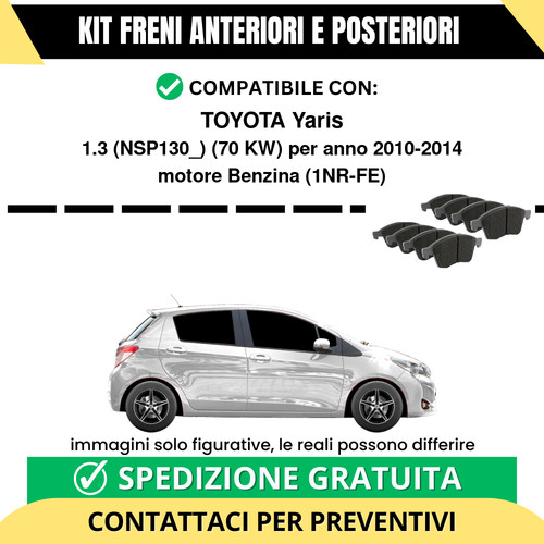 Pastiglie freno ant post - freno,