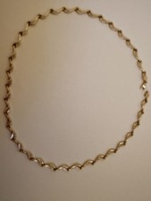 Collier in oro Giallo e Bianco 14 Kt