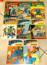 SUPERMAN SELEZIONE SEQUENZA COMPLETA NN.1/8 (EDITRICE CNISIO DAL 1977) OTTIMI
