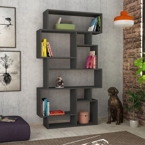 Libreria bifacciale antracite - bifacciale,